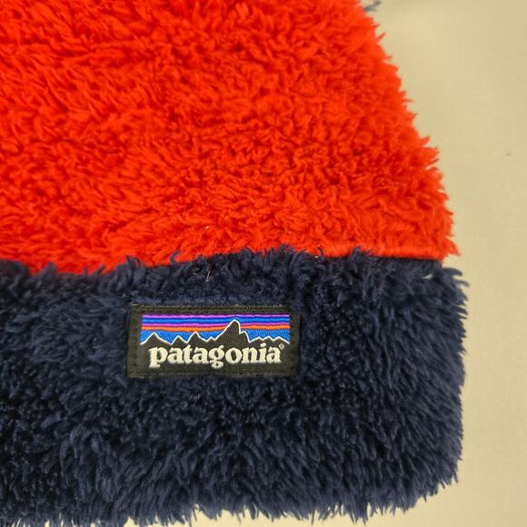 Patagonia Baby Furry Friends Bear Cub Hat Fleece Beanie Outdoor Hat Cap 24M - Picture 2 of 7